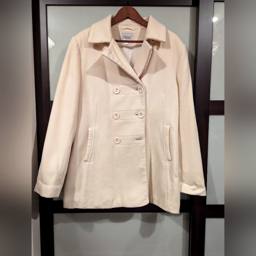 Vintage Classic Double Breasted Pea Coat